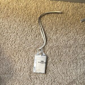 Brand new Coach lanyard ID